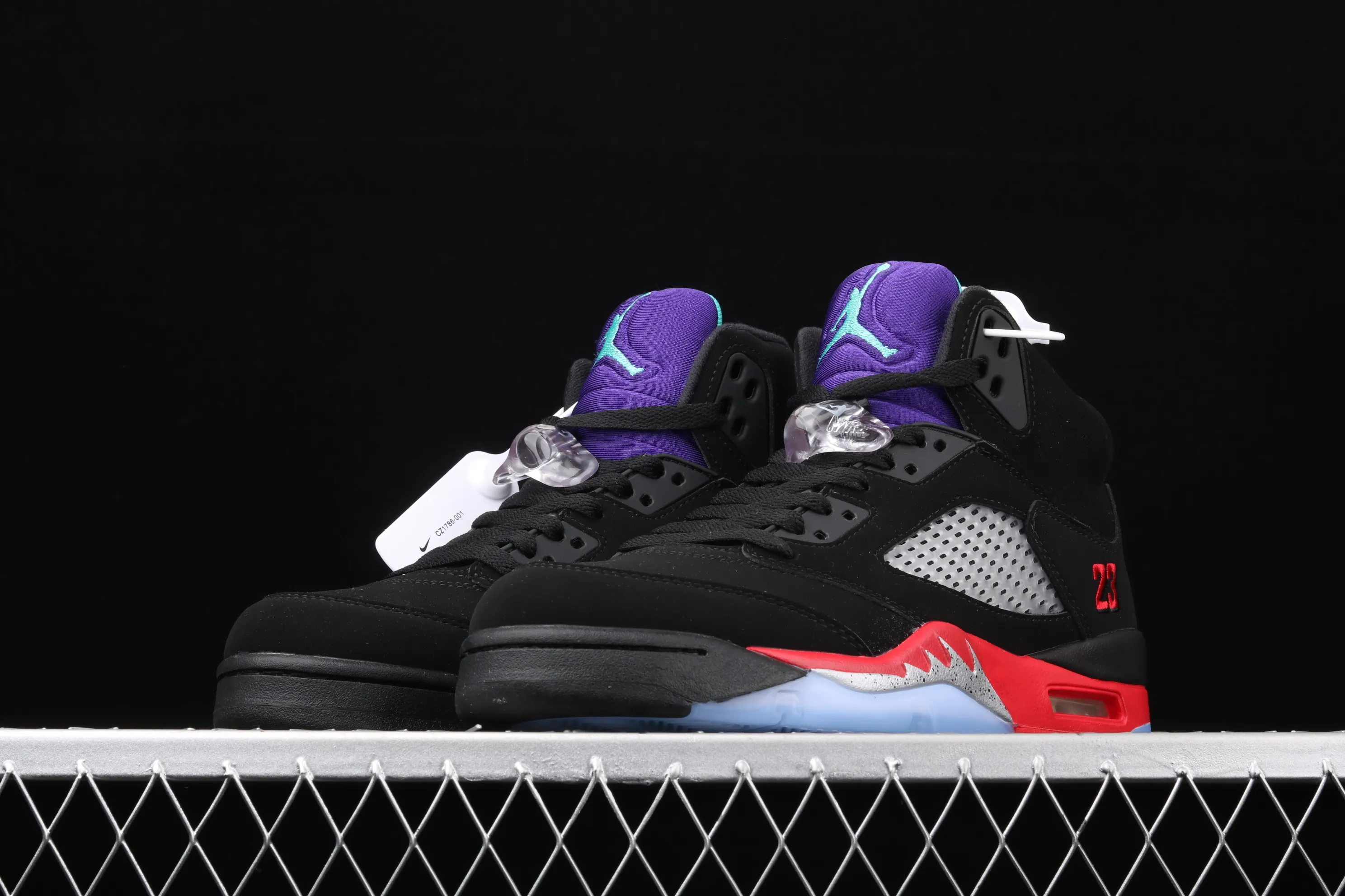 All categories Air Jordan Jordan series basketball shoes Air Jordan 5 Air Jordan 5 ''Top 3'' AJ5 Joe 5 grape purple black red CZ1786-001